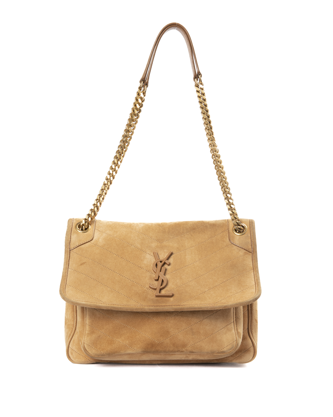 Saint Lauret Niki Medium Camoscio Cammello