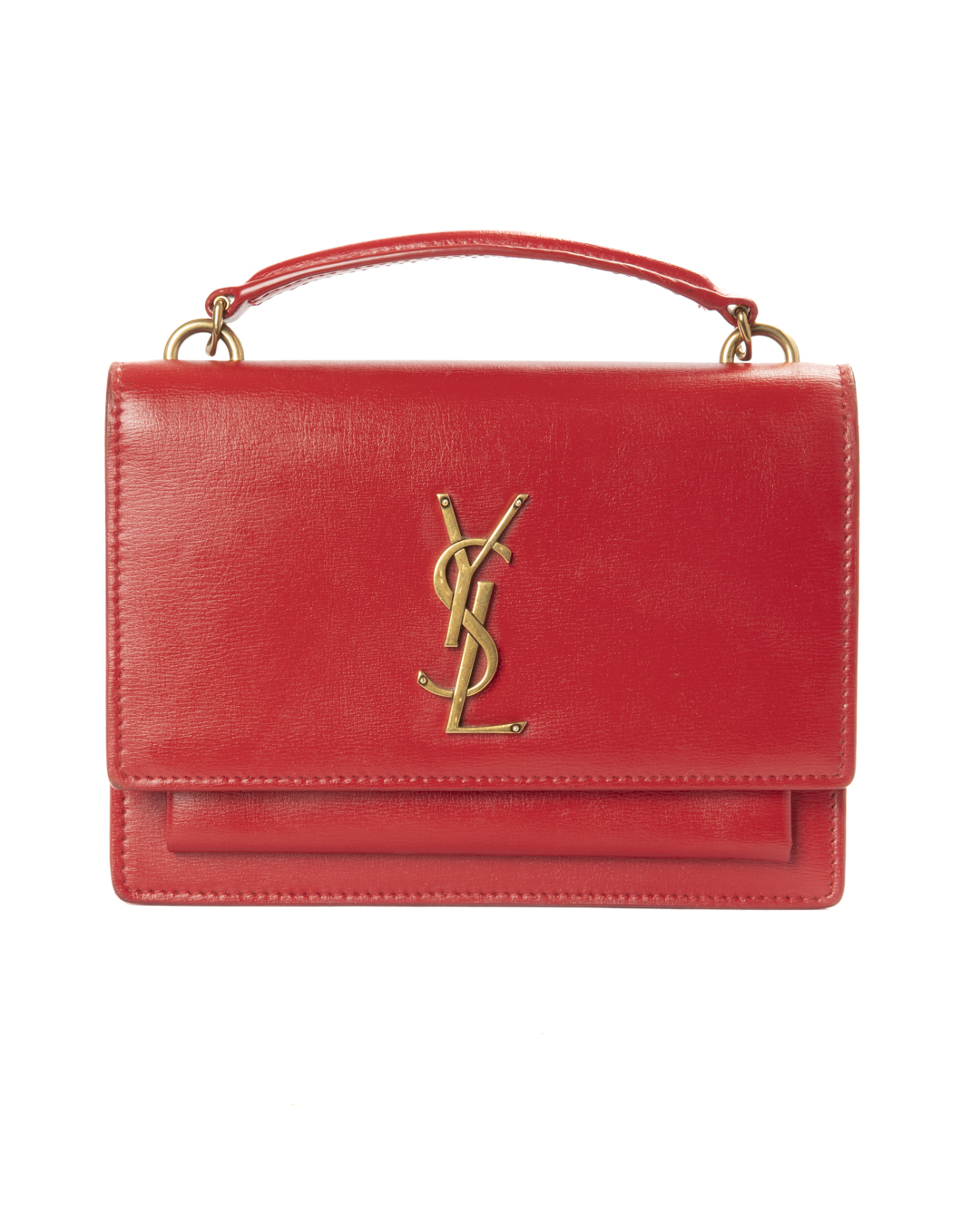 Saint Laurent Sunset Small Box Rossa