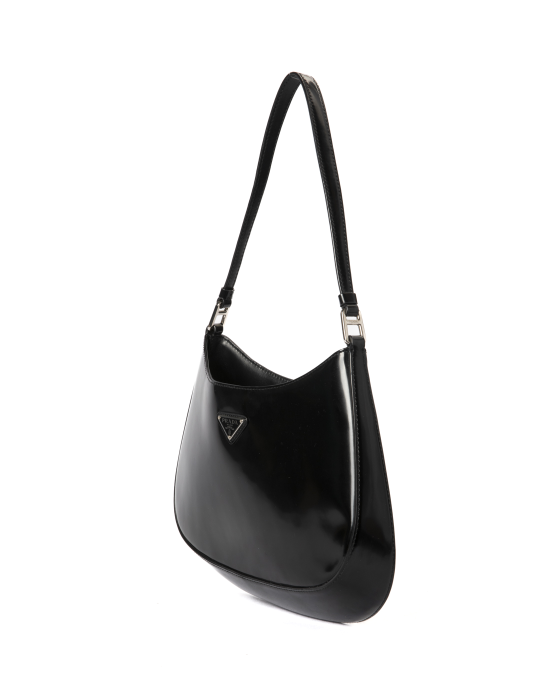 Alternative view of Prada Cleo Small Lucida Nera