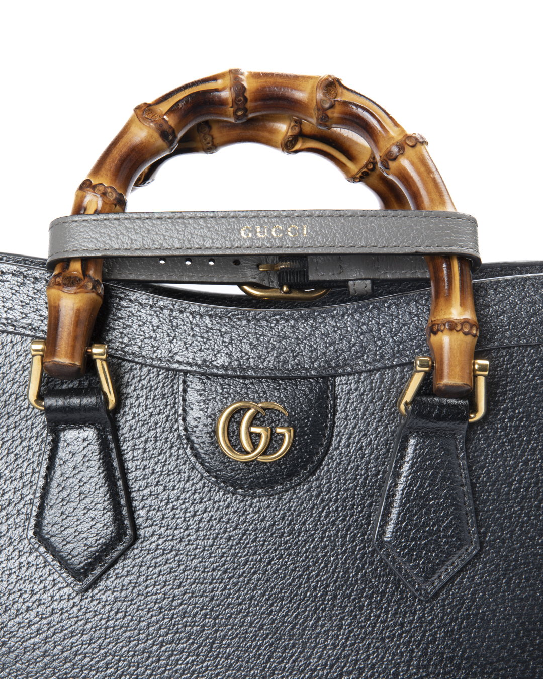 Alternative view of Gucci Diana Medium Granulata Nera