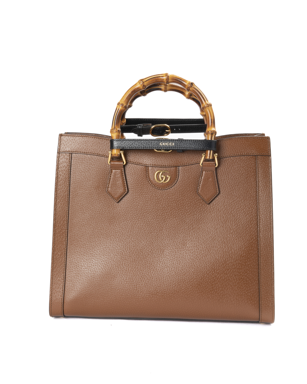 Gucci Diana Large Bamboo Granulata Marrone