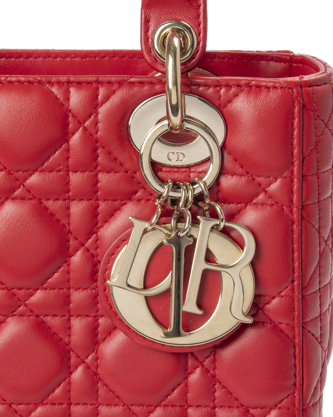 Alternative view of Dior Lady ABCDior Small Cannage Rossa