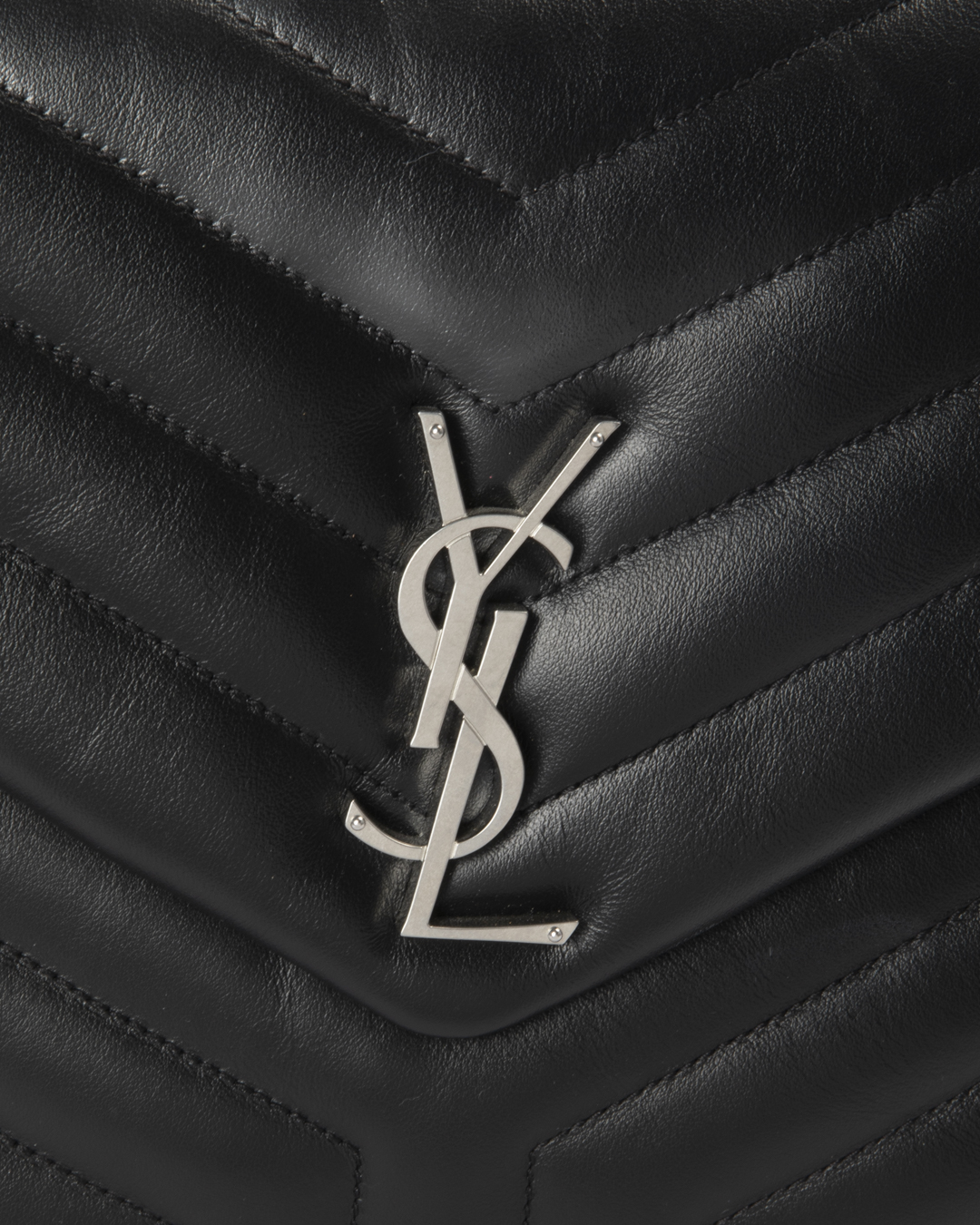 Alternative view of Saint Laurent Lou Lou Medium Trapuntata Nera