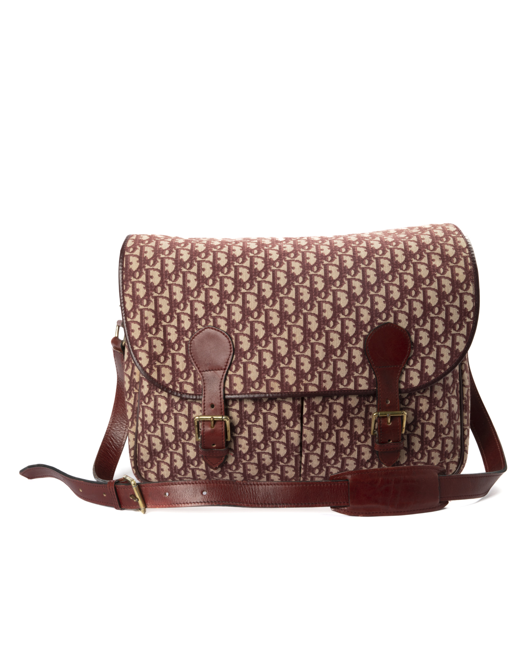 Dior Messanger Large Vintage Trotter Bordeaux