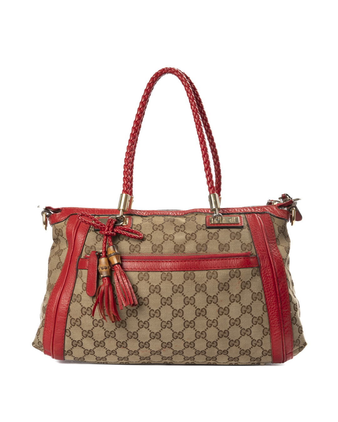 Gucci Shopper Bella Small GG Supreme Rossa