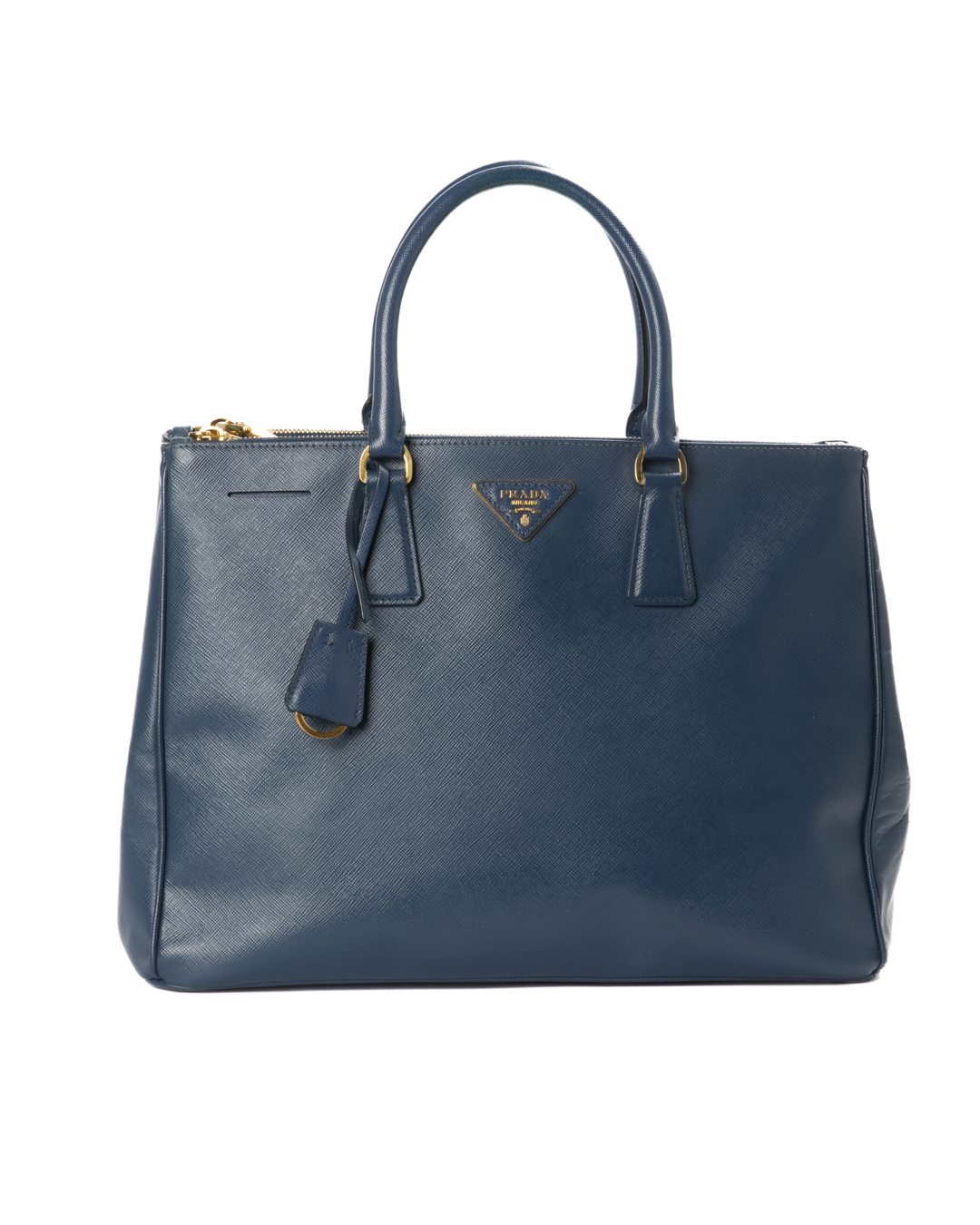 Prada Galleria Large Saffiano Blu