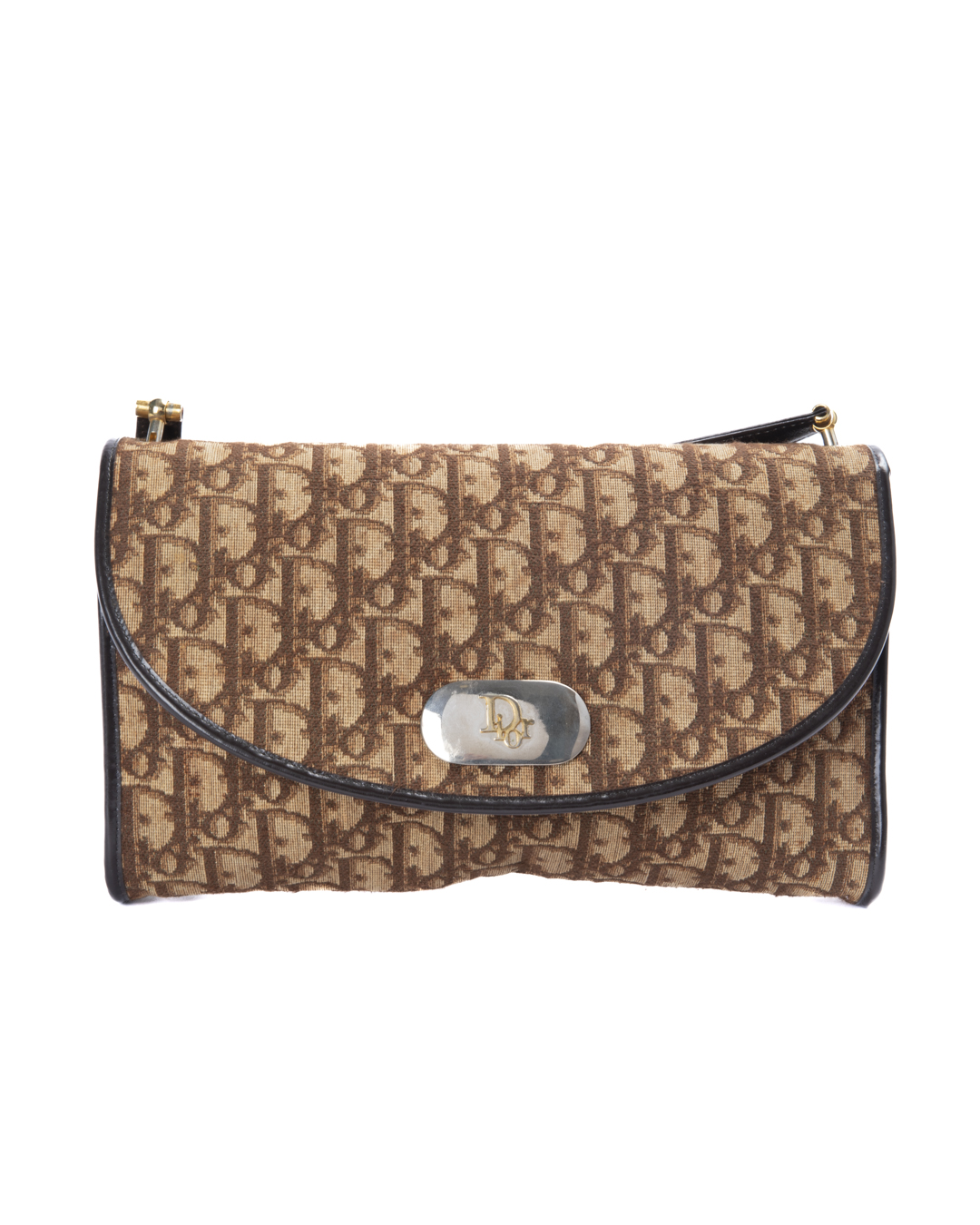 Christian Dior Pochette Medium Vintage Trotter Marrone