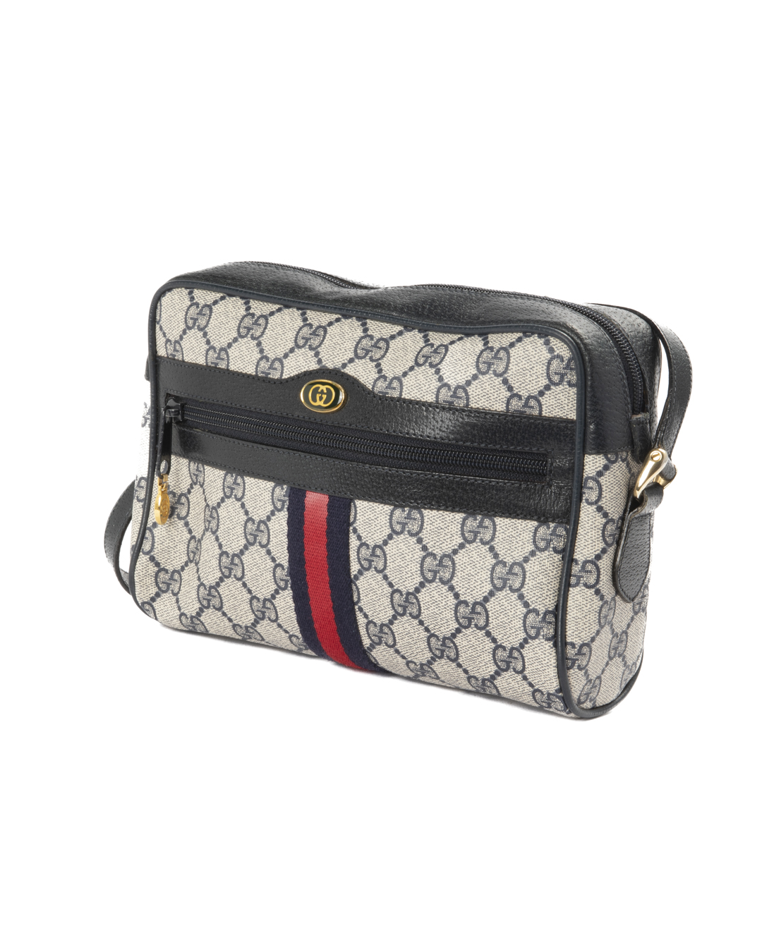 Alternative view of Gucci Camera Bag Vintage Web GG Supreme Blu