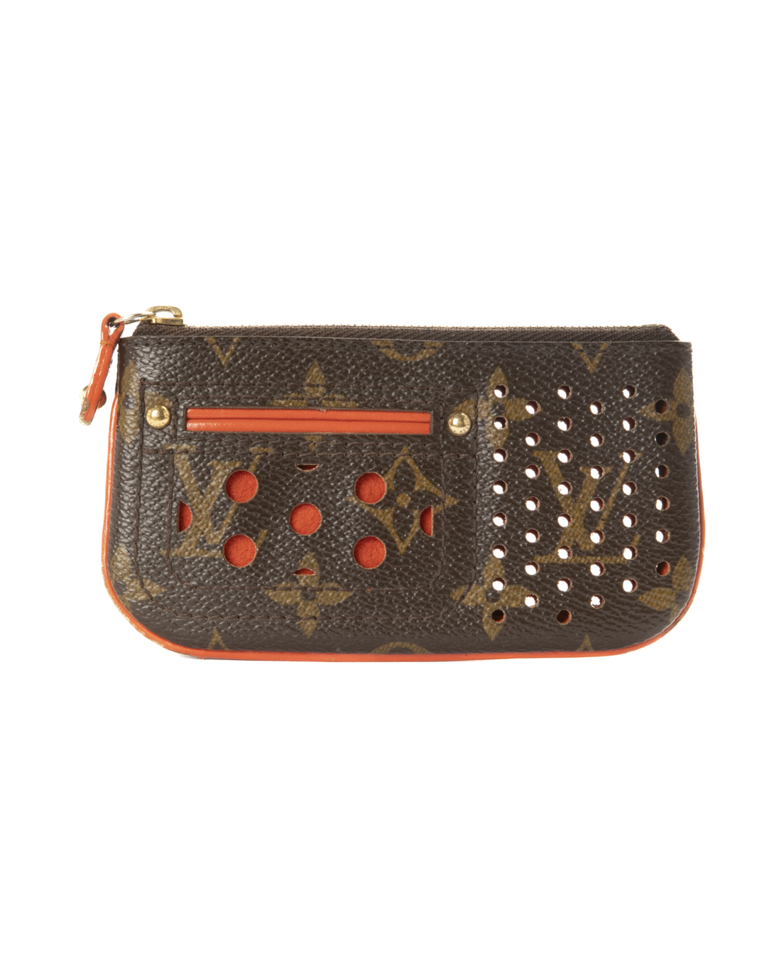 Louis Vuitton Portachiavi Clès Perfarated Arancione
