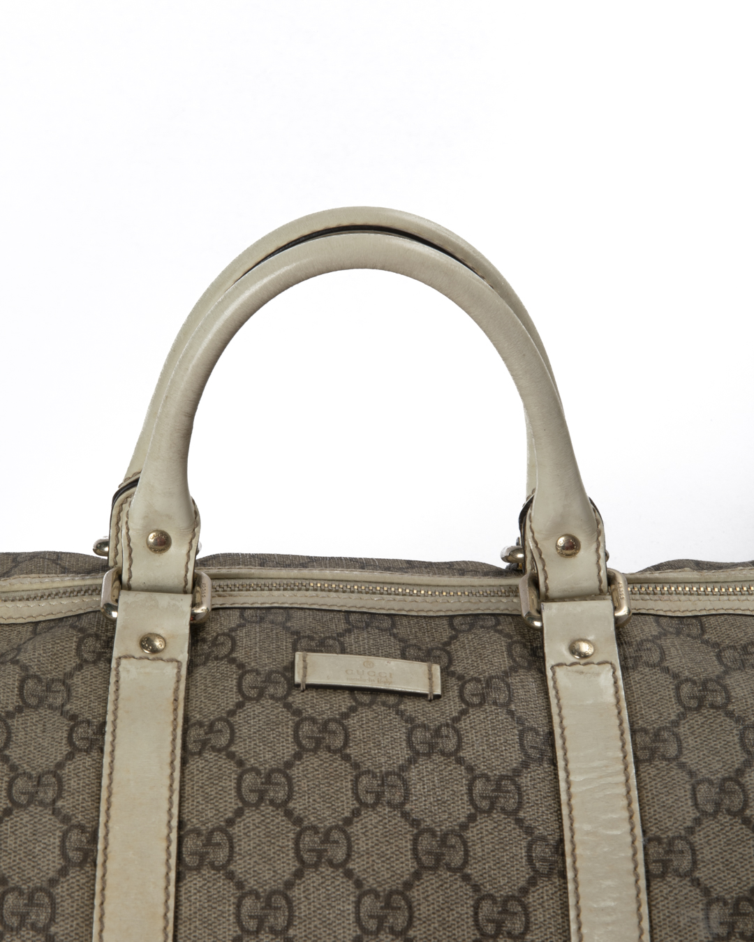 Alternative view of Gucci Boston Large GG Supreme Bianco