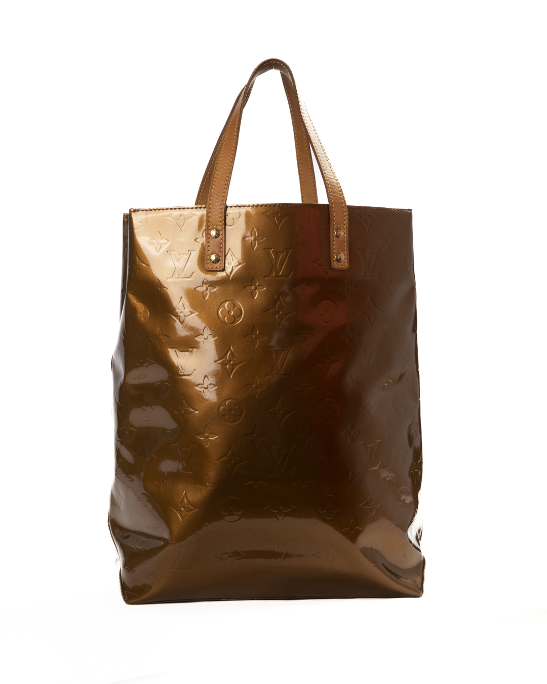 Louis Vuitton Reade MM Vernice Bronzo