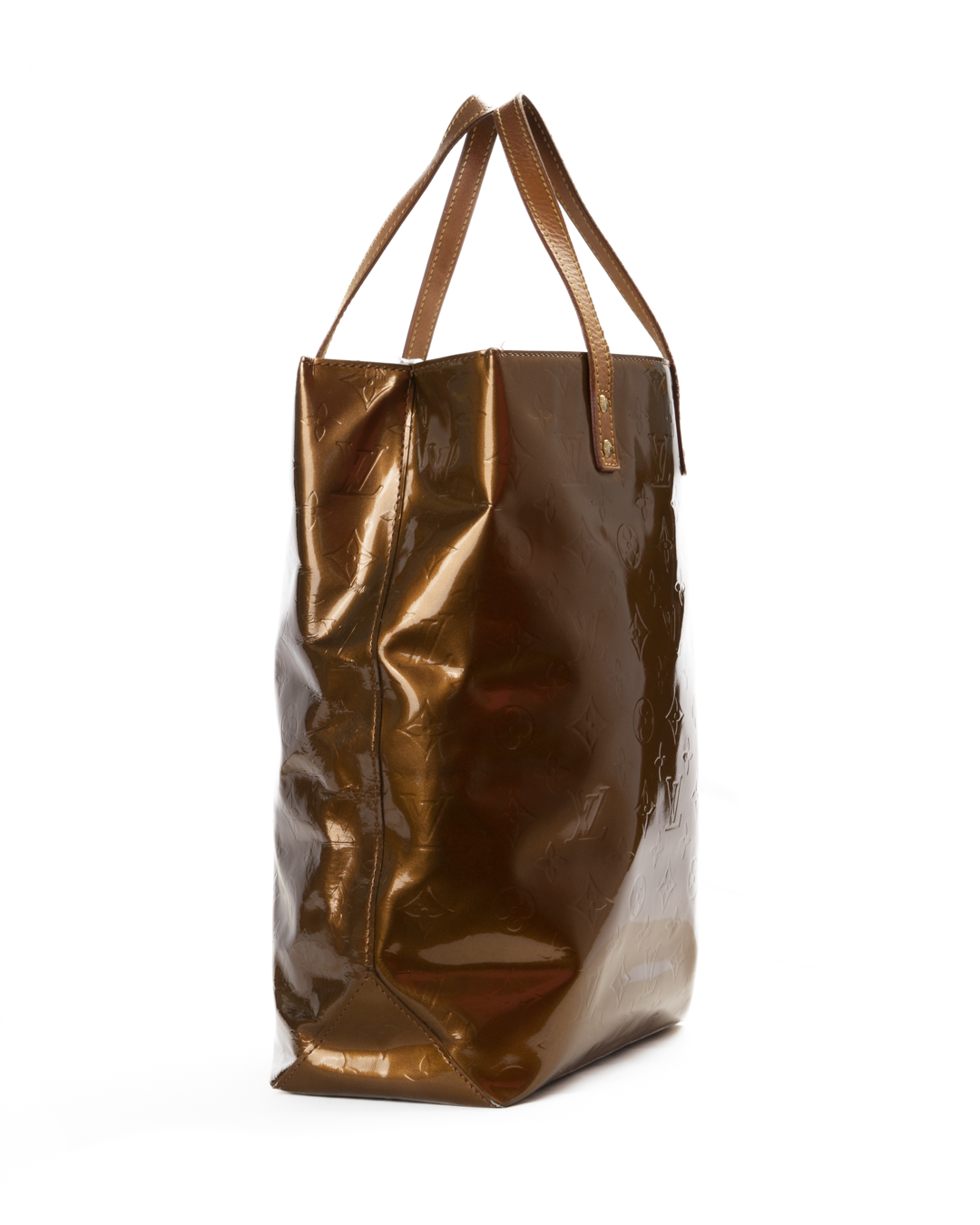 Alternative view of Louis Vuitton Reade MM Vernice Bronzo