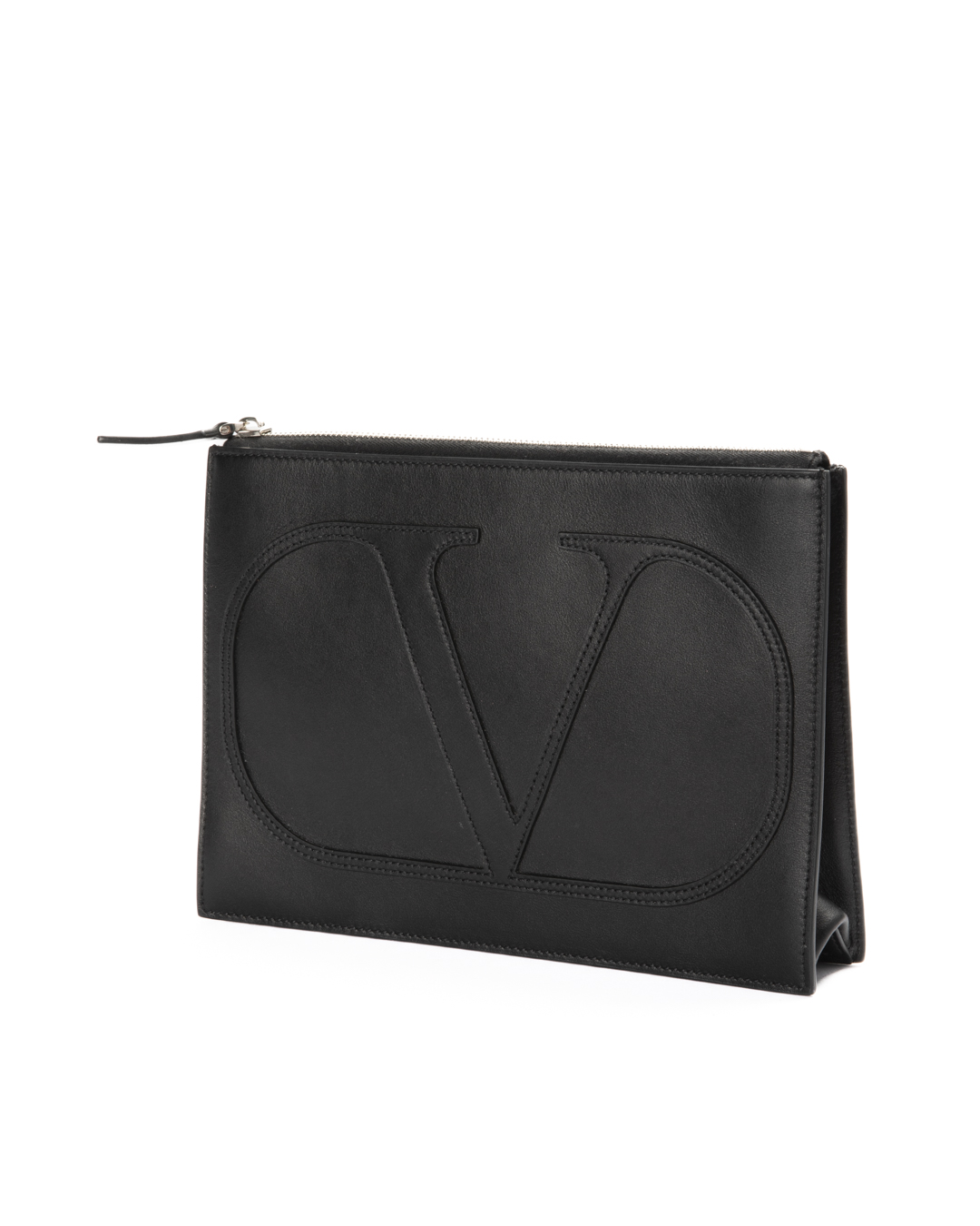 Alternative view of Valentino Pochette Logo Small Nera
