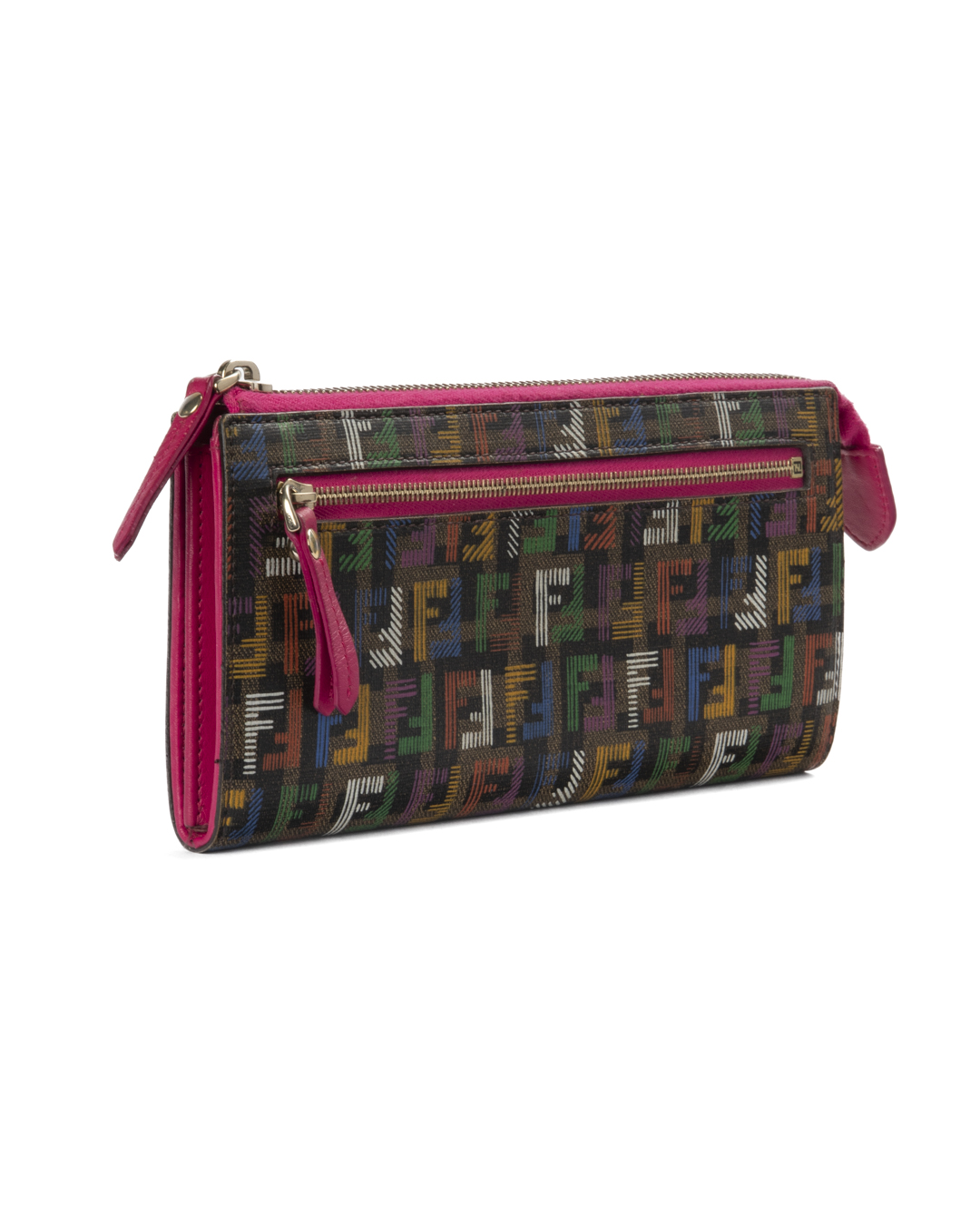 Alternative view of Fendi Portafoglio Zip Multicolor Fucsia