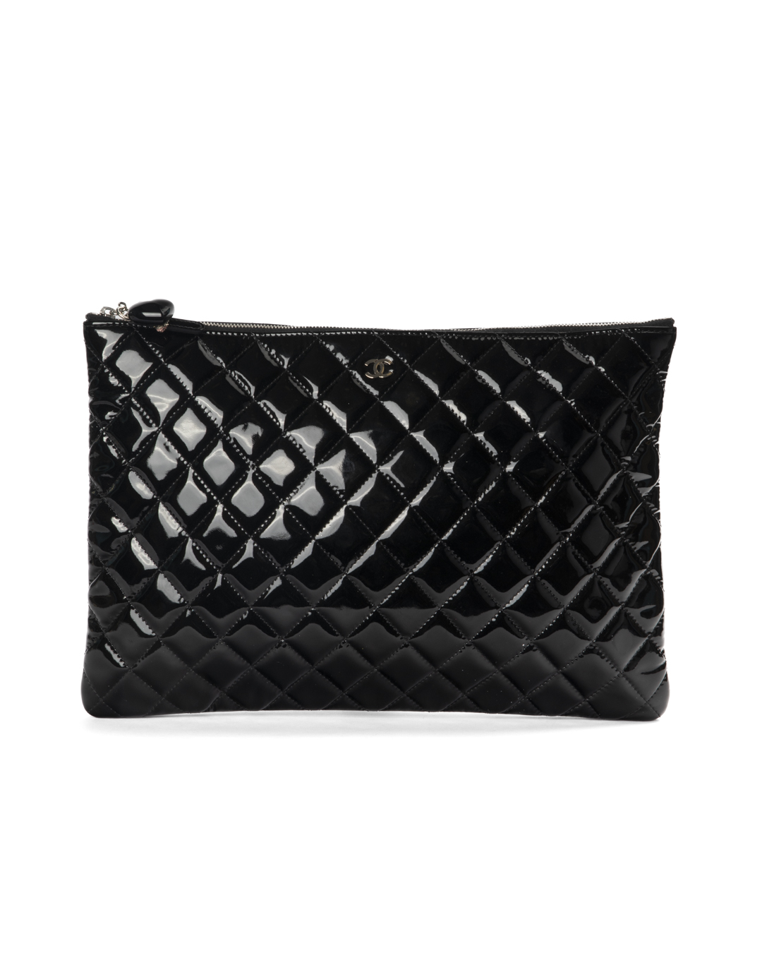 Chanel Clutch Heart CC Vernice Nera