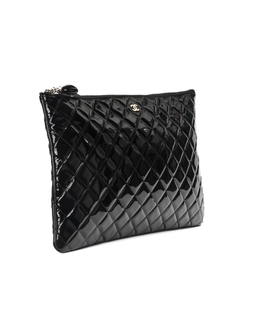 Alternative view of Chanel Clutch Heart CC Vernice Nera