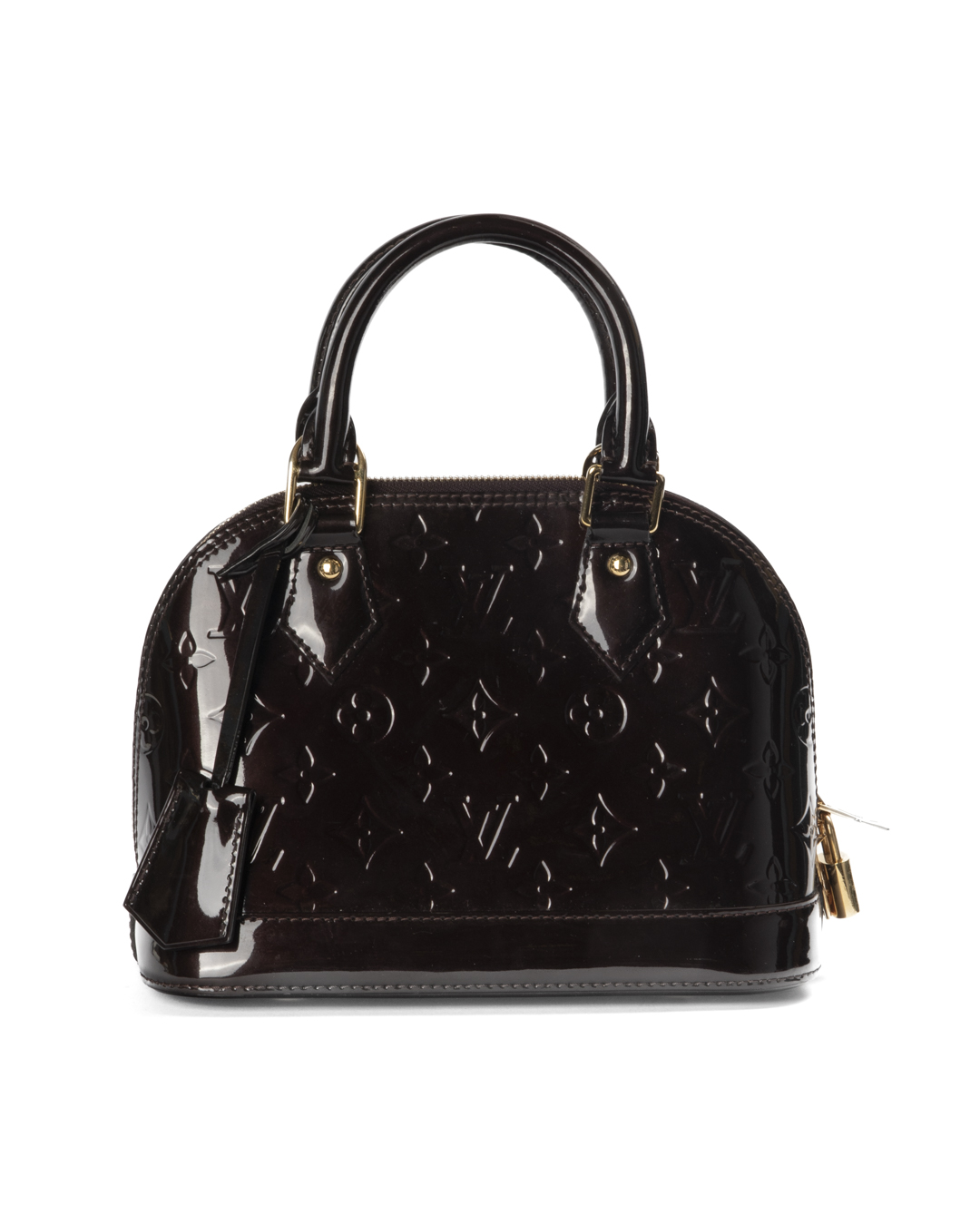 Louis Vuitton Alma BB Vernice Amaranto