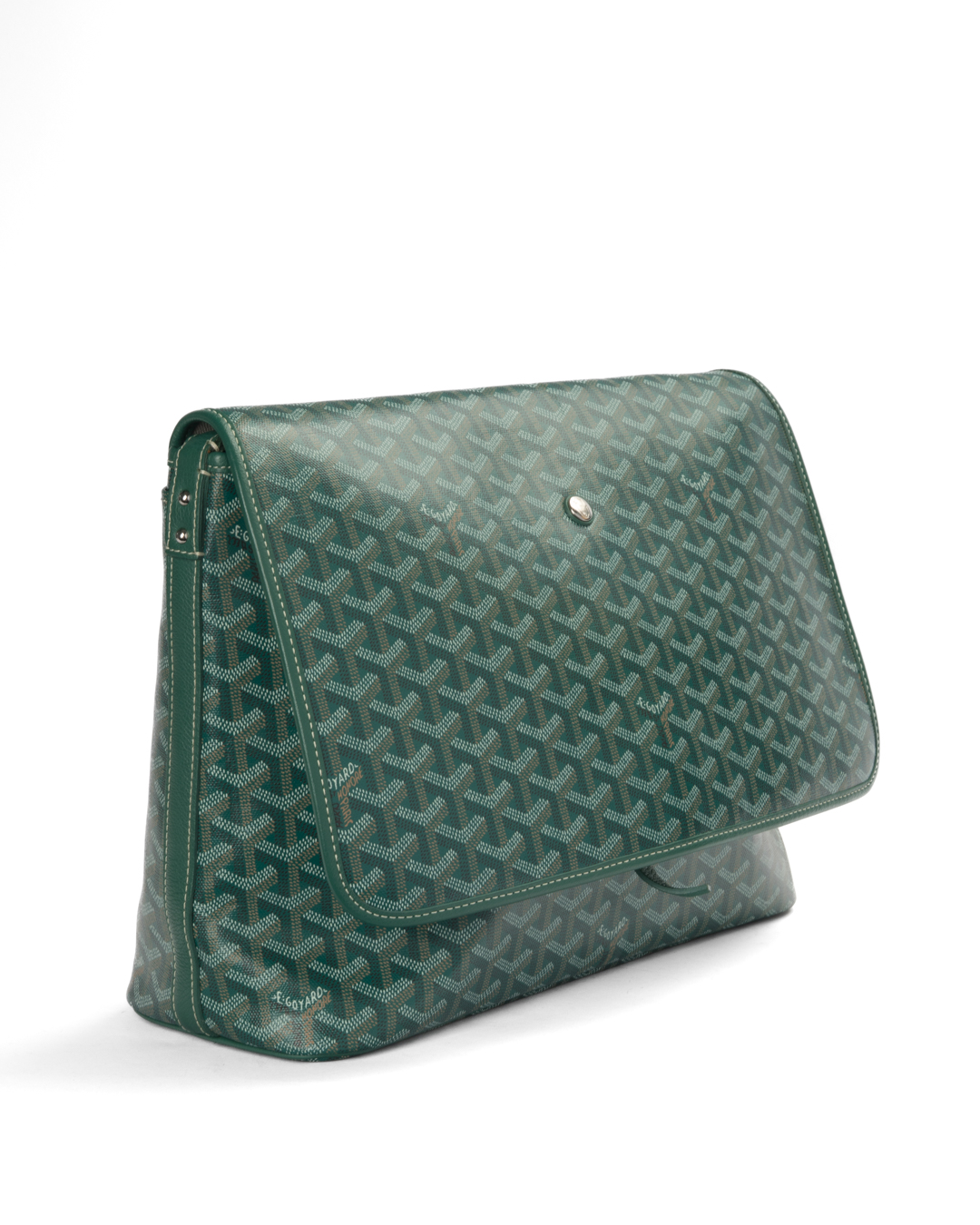Alternative view of Goyard Capetien Medium Goyardine Verde