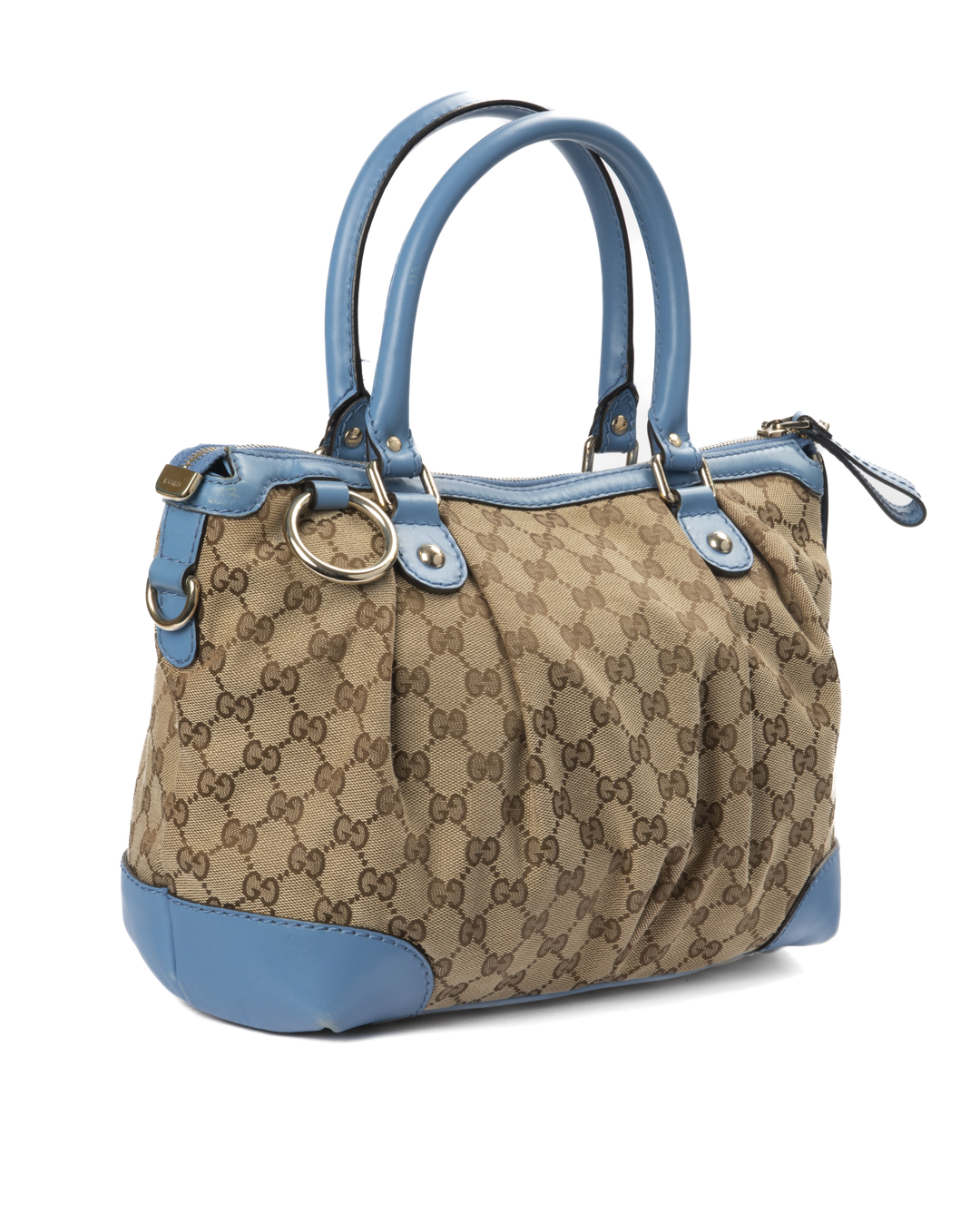 Alternative view of Gucci Sukey Shopper Square Small GG Supreme Blu