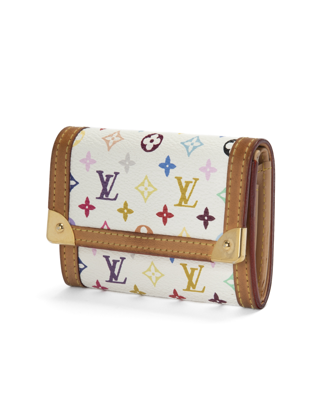 Alternative view of Louis Vuitton Portamonete Clip Multicolor Bianco