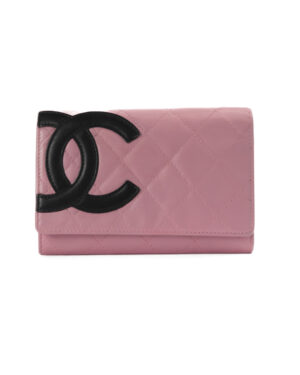 Chanel Portafoglio Clip Cambon Rosa