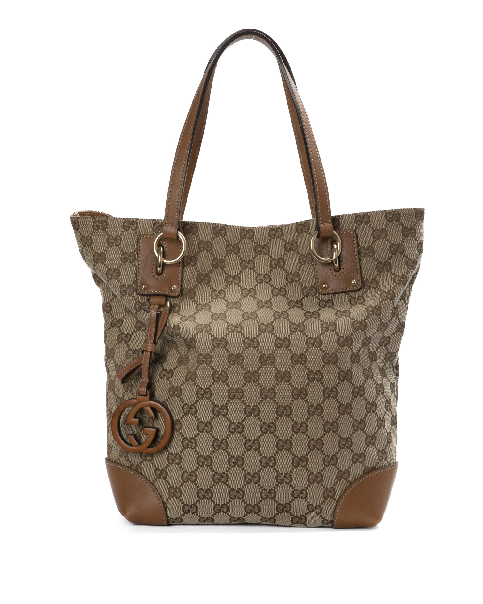 Gucci Tote Charm Medium GG Supreme Cammello