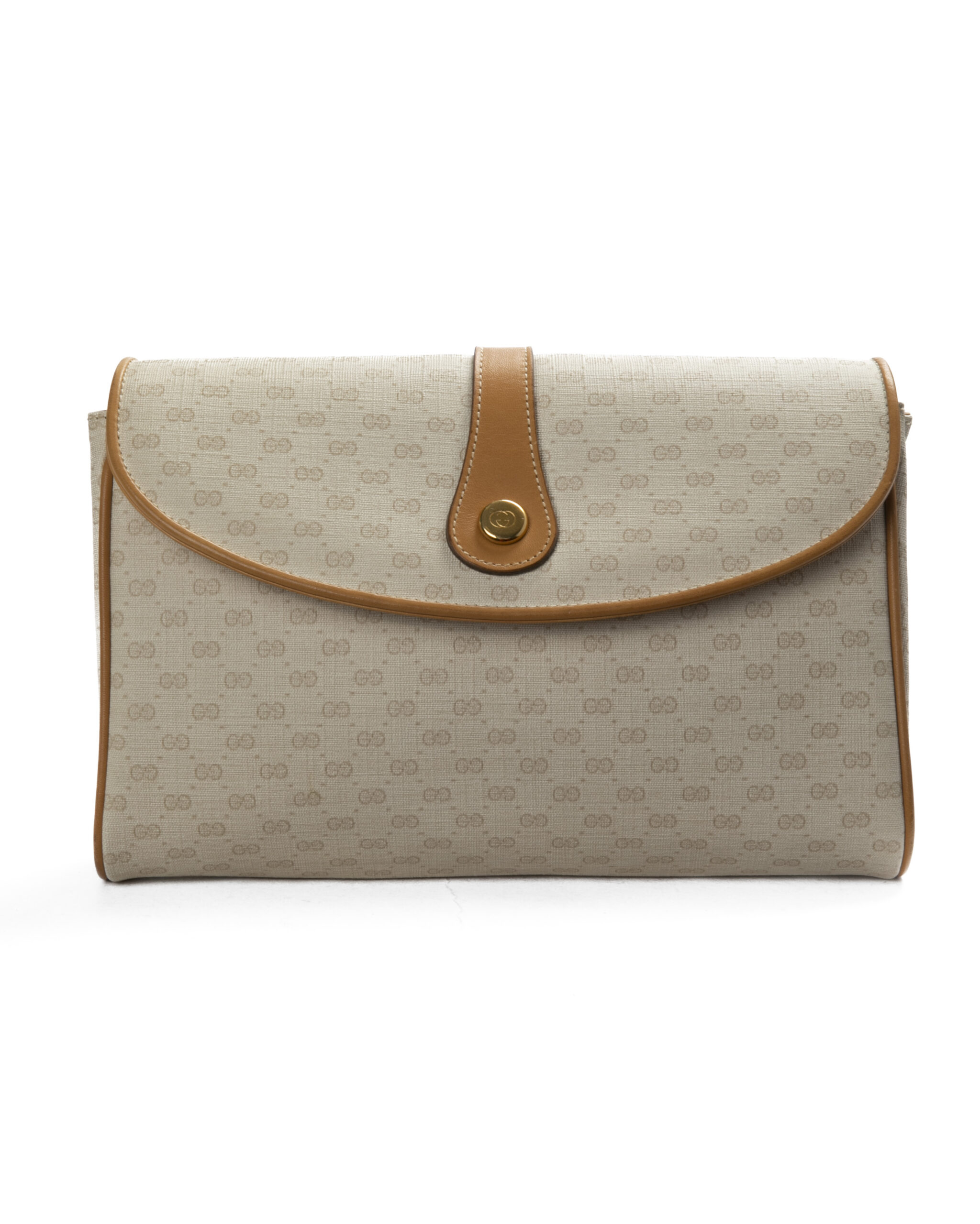 Gucci Pochette Vintage Small GG Microguccissima Marrone