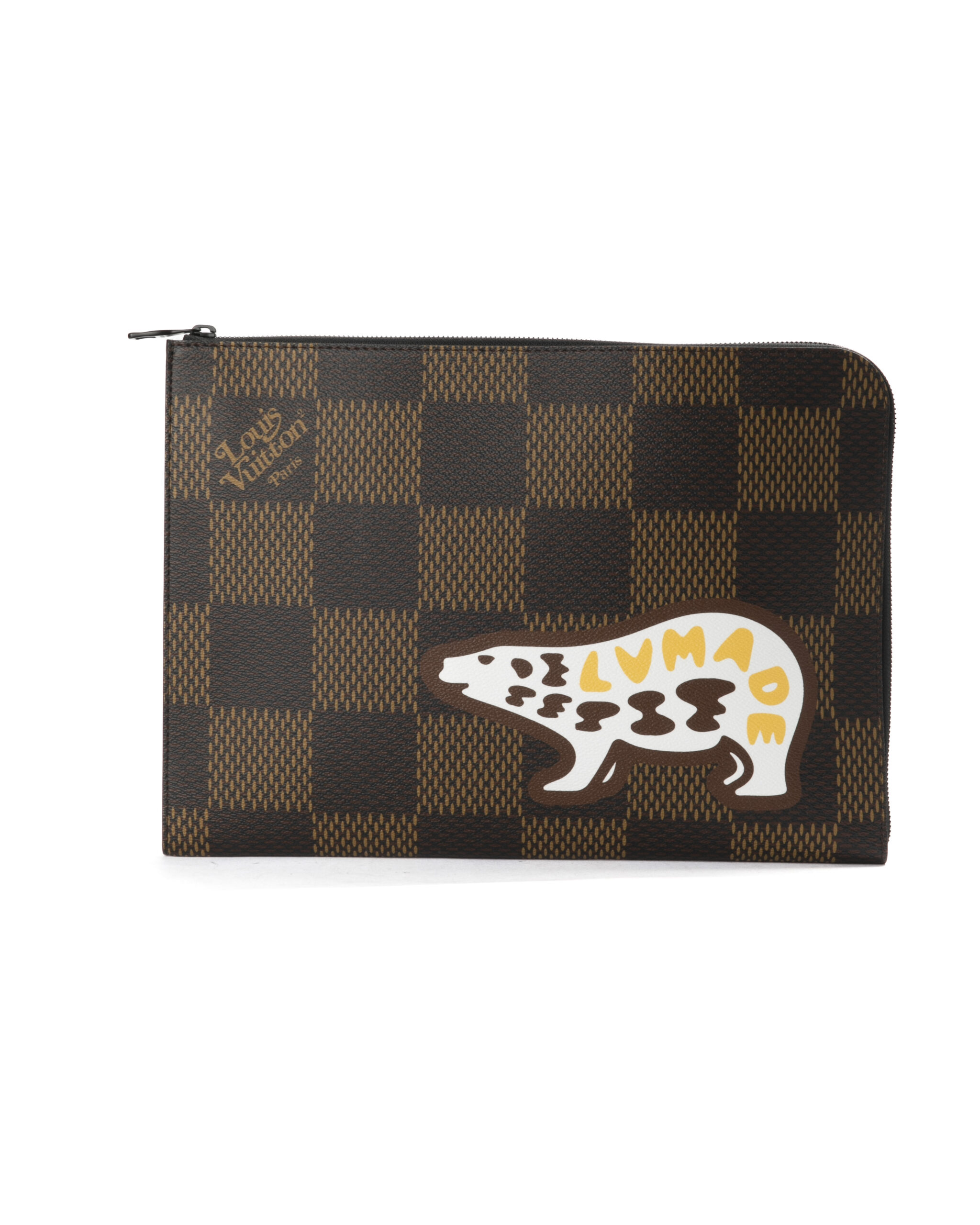Louis Vuitton Clutch x Nigo Jour GM Giant Damier Ebene