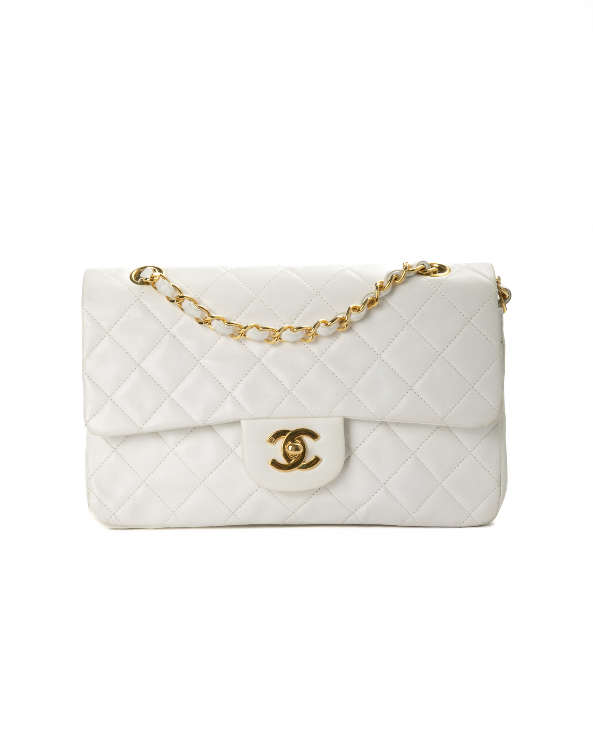 Chanel 23 Double Flap Timeless Vintage Bianca