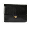 Chanel Timeless Vintage Square Lucertola Nera