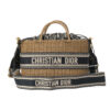 Dior Lady Vimini Medium Jacquard Oblique Blu