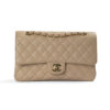 Chanel Timeless 2.55 Double Flap Caviar Beige