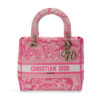 Dior Lady Medium Toile De Jouy Fucsia