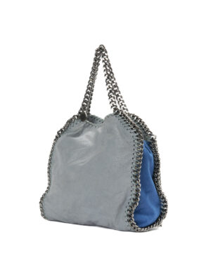 Alternative view of Stella McCartney Falabella 3 Chain Small Bicolor Blu