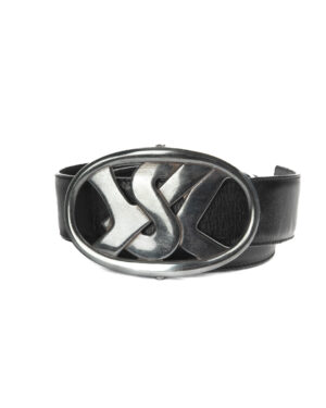 Yves Saint Laurent Cintura YSL Logo Nero
