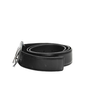 Alternative view of Yves Saint Laurent Cintura YSL Logo Nero