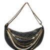 Chanel Hobo Bag Chain Pearl Trapuntata Nera