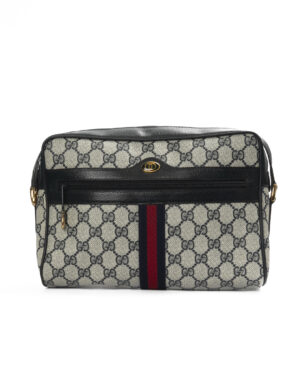 Gucci Camera Bag Vintage Web GG Supreme Blu