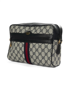 Alternative view of Gucci Camera Bag Vintage Web GG Supreme Blu
