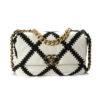 Chanel 19 Flap Small Crochet Bicolor Bianco
