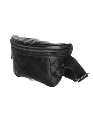 Alternative view of Gucci Marsupio Medium GG Crystal Nero