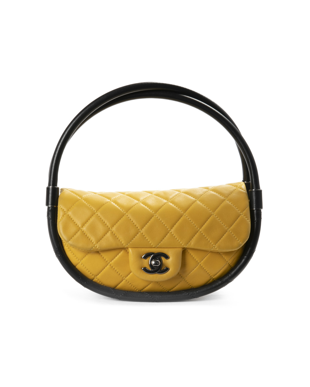 Chanel Hula Hoop Small Timeless Bicolor Gialla