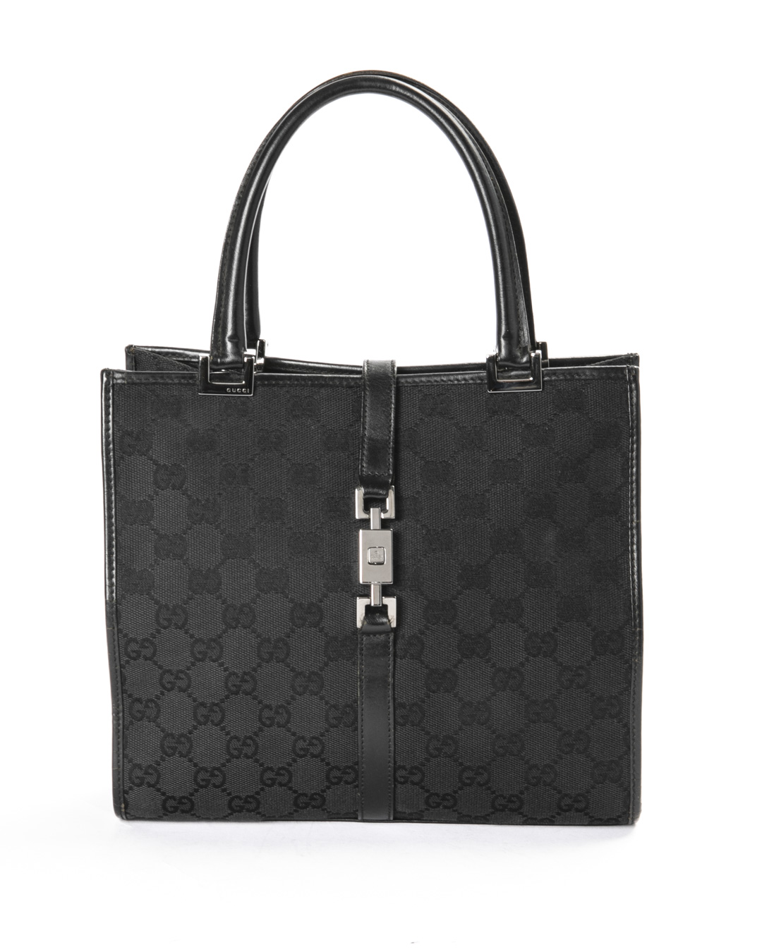 Gucci Tote Square Small GG Supreme Nera