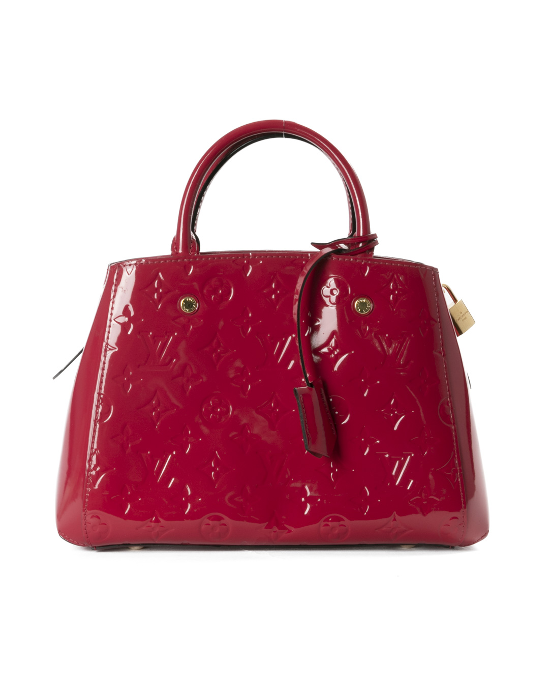 Louis Vuitton Montaigne PM Vernice Fucsia