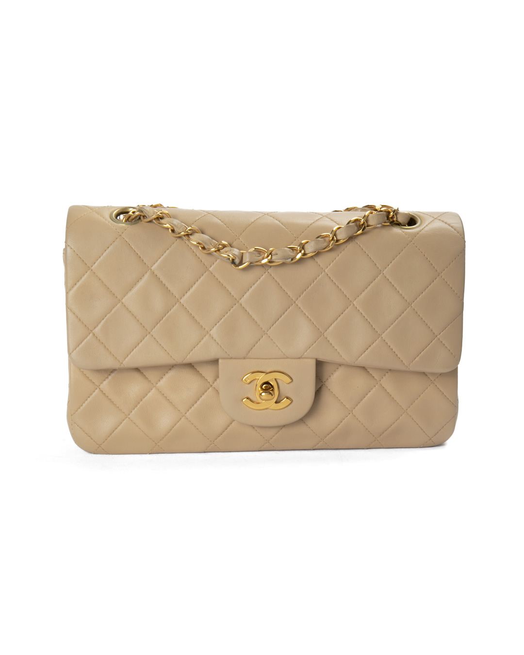 Chanel 23 Timeless Vintage Trapuntata Beige