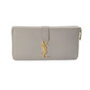 Saint Laurent Portafoglio College Zip Grigio