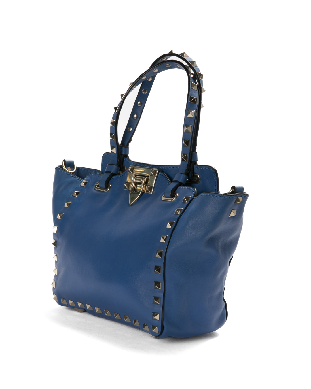 Alternative view of Valentino Rockstud Shopper Small Blu