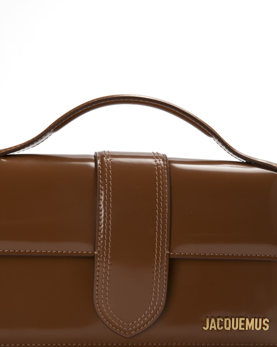 Alternative view of Jacquemus Le Grand Bambino Vernice Marrone