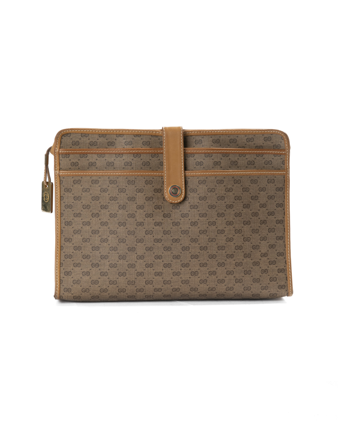 Gucci Clutch Vintage GG Micro Marrone