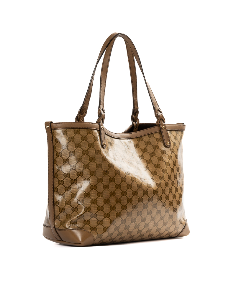 Alternative view of Gucci Shopper Medium GG Crystal Marrone
